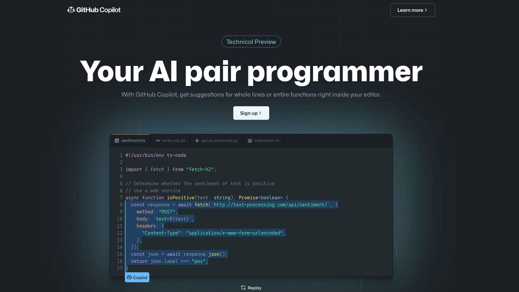 1 week of using Github Copilot